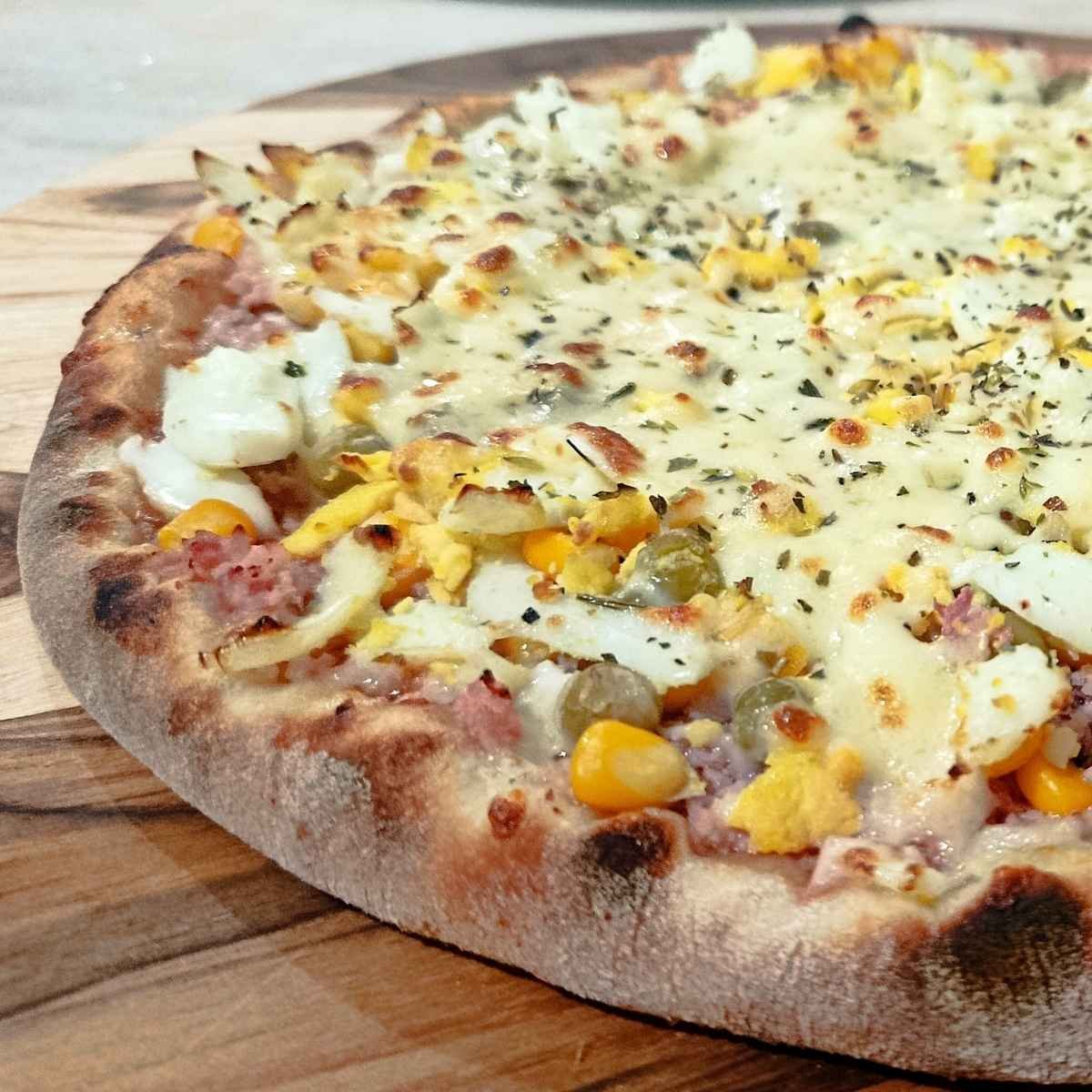 Pizza preparada na hora